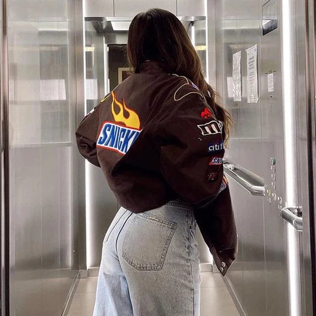 Snickers Chocolate Racing Jacket – Vintage Moto Style