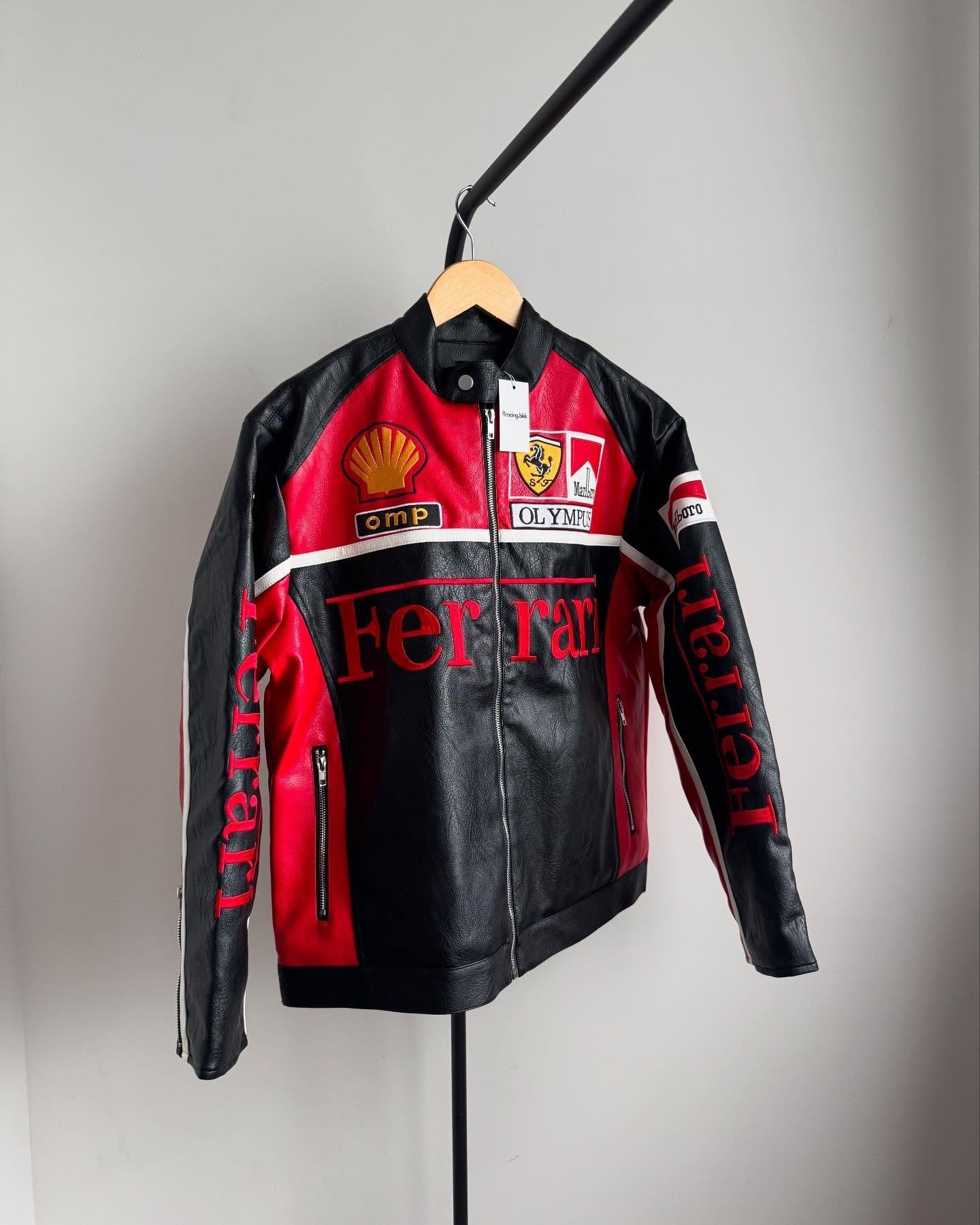 LEATHER RACING JACKET