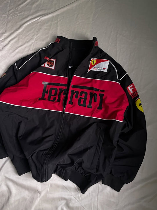 Ferrari Racing Jacket – Premium Scuderia F1 Fabric Edition | Street Wears