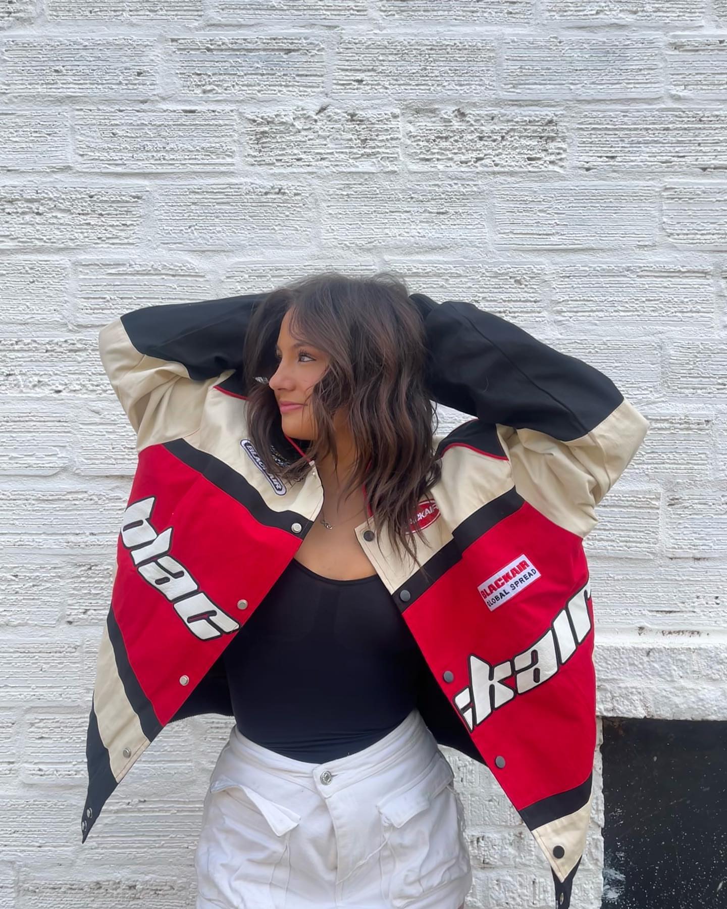 Blackair Motorsport Jacket – Bold Oversized F1 Streetwear